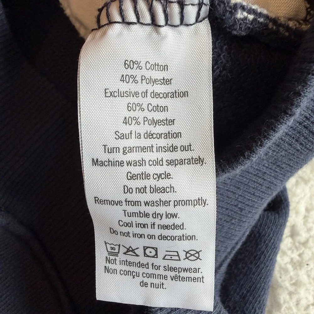 Janie and Jack Sweatshirt‎ Boys 3 To 6 Months Navy Color-block Hooded